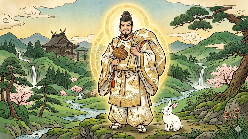 大国主大神（オオクニヌシ）のイメージイラスト