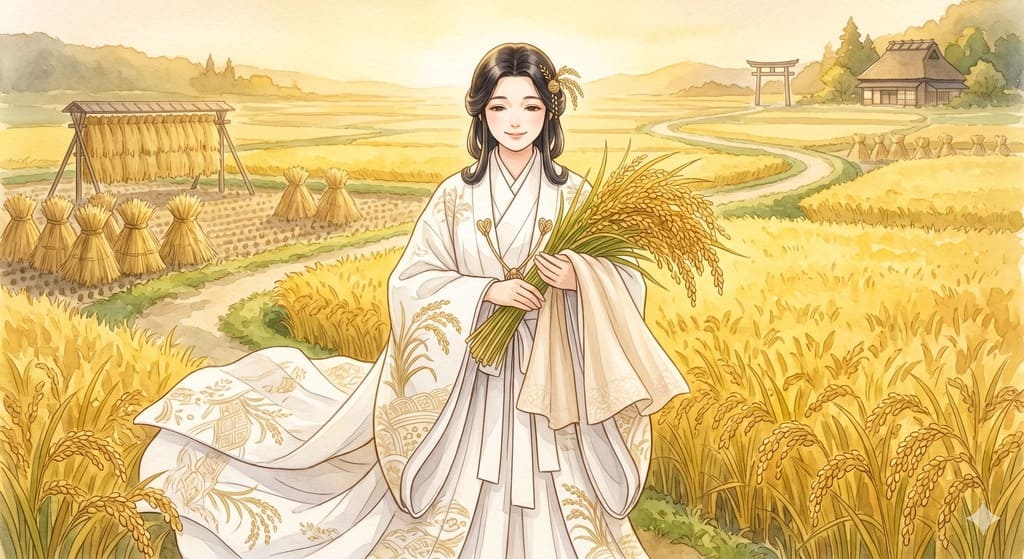 豊受大神（トヨウケノオオカミ）のイメージイラスト