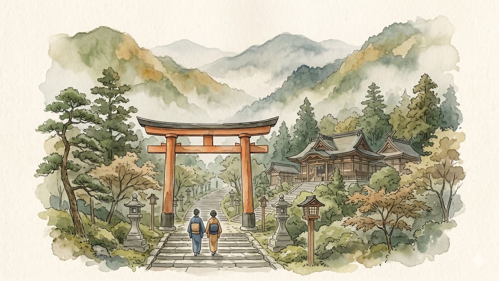 地の属性の神様と相性の良い神社
