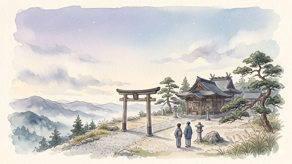 空の属性の神様と相性の良い神社